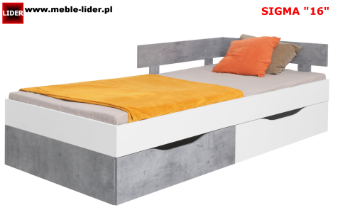 SIGMA 16 łóżko młodzieżowe pow spania 120x200 