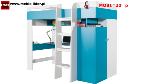 ŁÓŻKO Z SZAFĄ MO20 MOBI