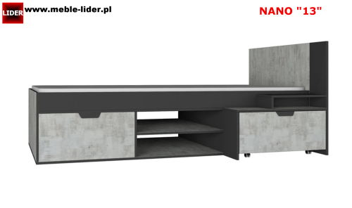 Łóżko 90x200 Nano 13 do pokoju młodzieżowego 