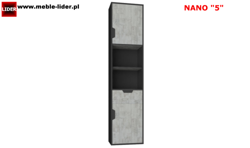 Regał Nano 5  do pokoju młodzieżowego   