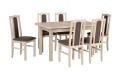Stół WENUS 2L 80 x 140/180cm + 6 krzeseł BOS 7