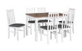 Stół MAX 5 80 x 120/150cm + 6 krzeseł BOS 10