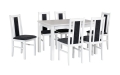 Stół MAX 5 80 x 120/150cm + 6 krzeseł BOS 14
