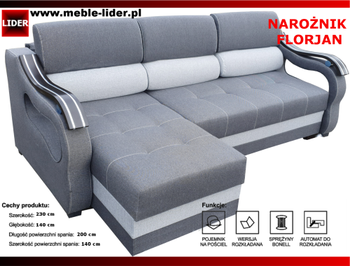 Narożnik FLORJAN  140x230