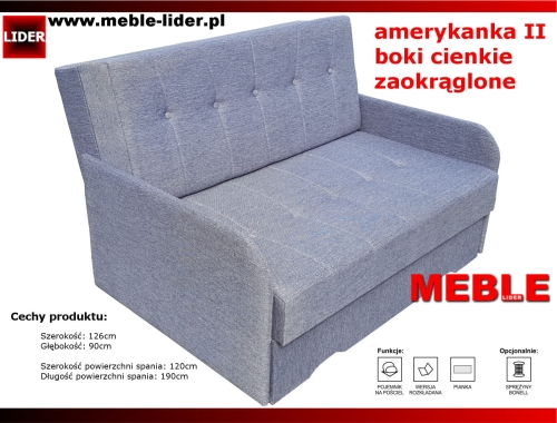 AMERYKANKA 2 BOKI CIENKIE